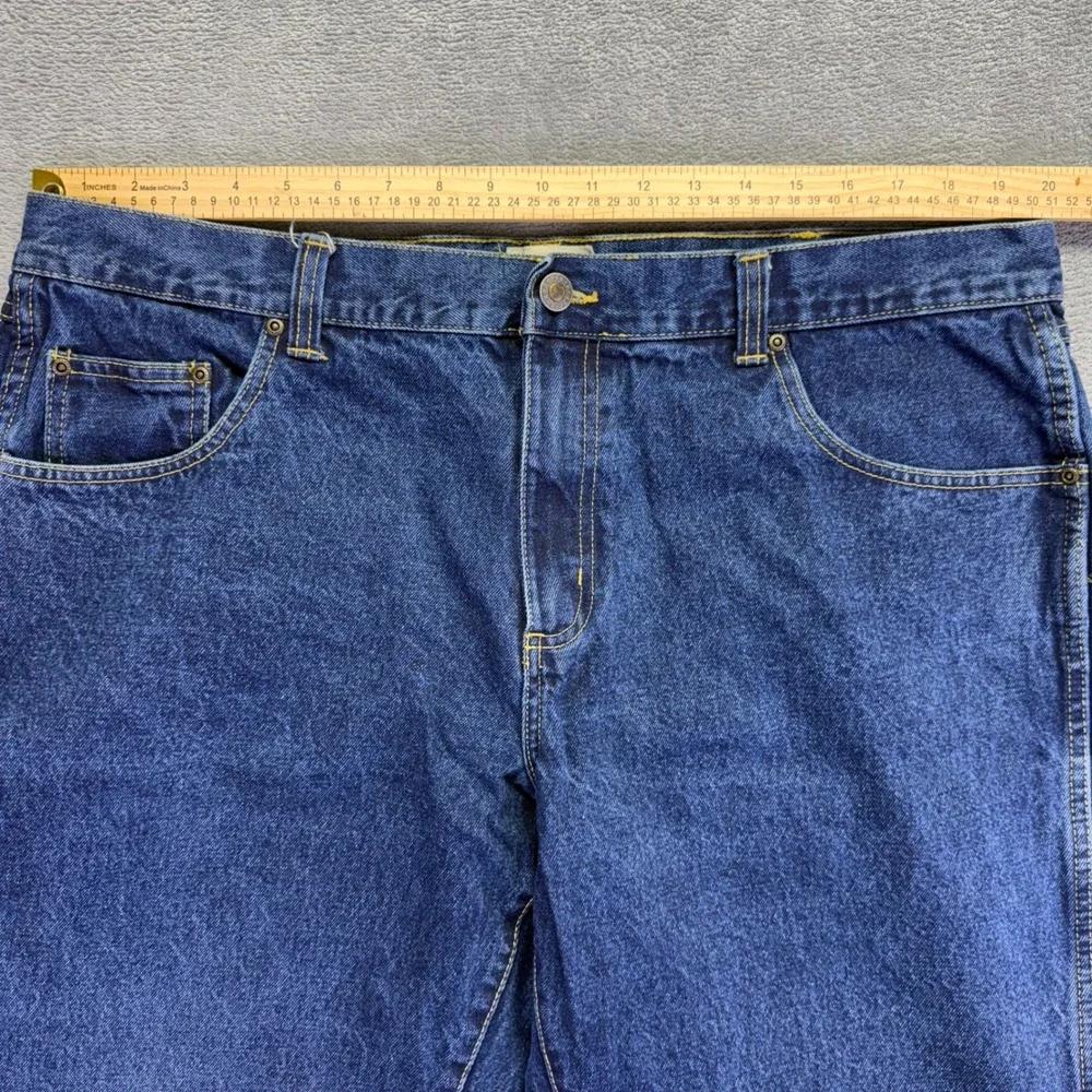 Red Head Brand Co Mens Jeans 42x30‎ Dark Wash Straight Fit Denim Pants